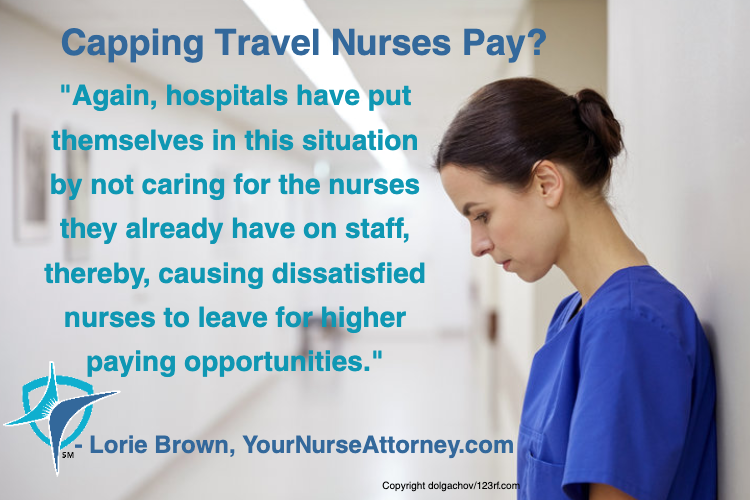 congress capping travel nurse pay